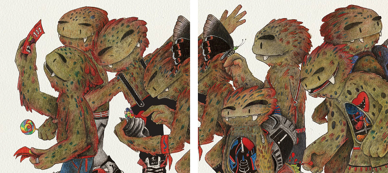 19年的一些插画整理（图ZMTc0NDkxMzU2） - 艺术插画 - 站酷设计师阿鹤会发光原创素材 - 站酷ZCOOL