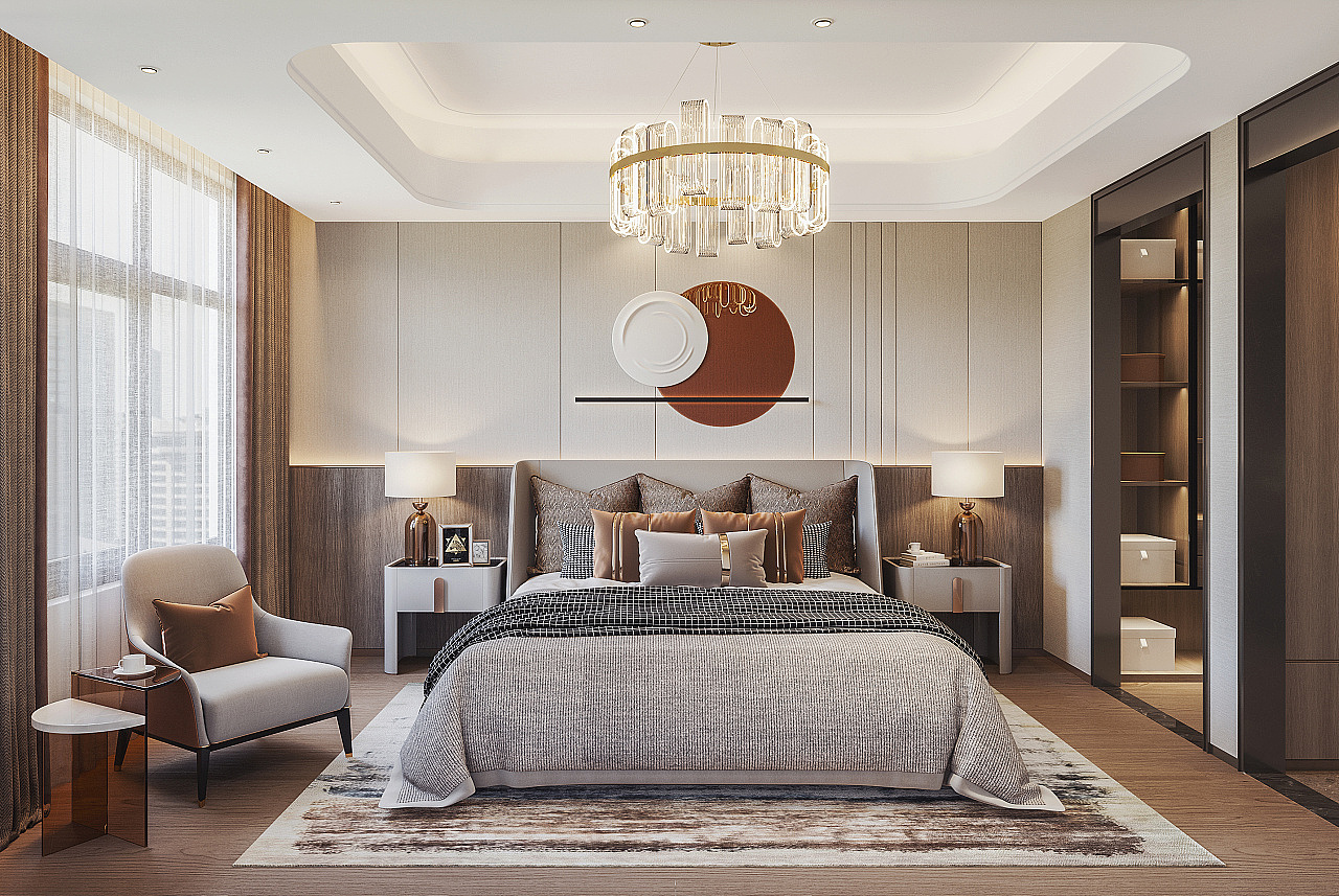 丽娜的家装轻奢风-爱马仕橙