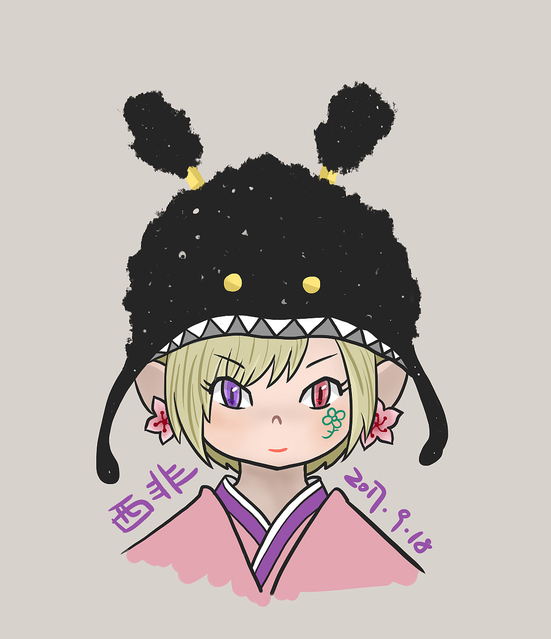 ff14同人头像|动漫|单幅漫画|阿比克大魔王米 - 原创作品 - 站酷