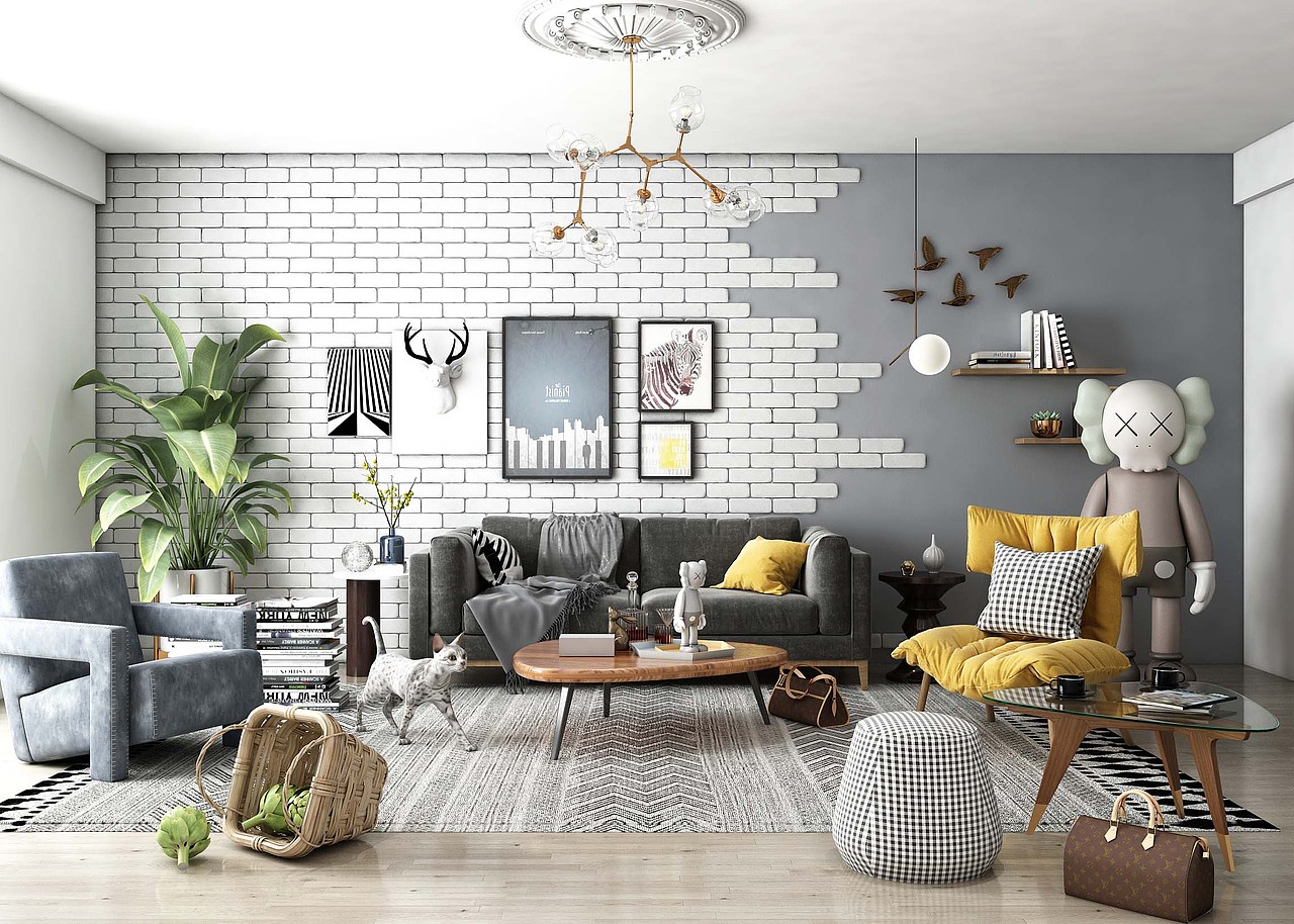 北欧风格客餐厅