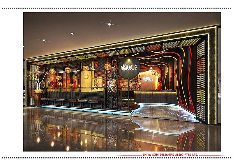 南宁主题餐厅设计 鱼夫长
