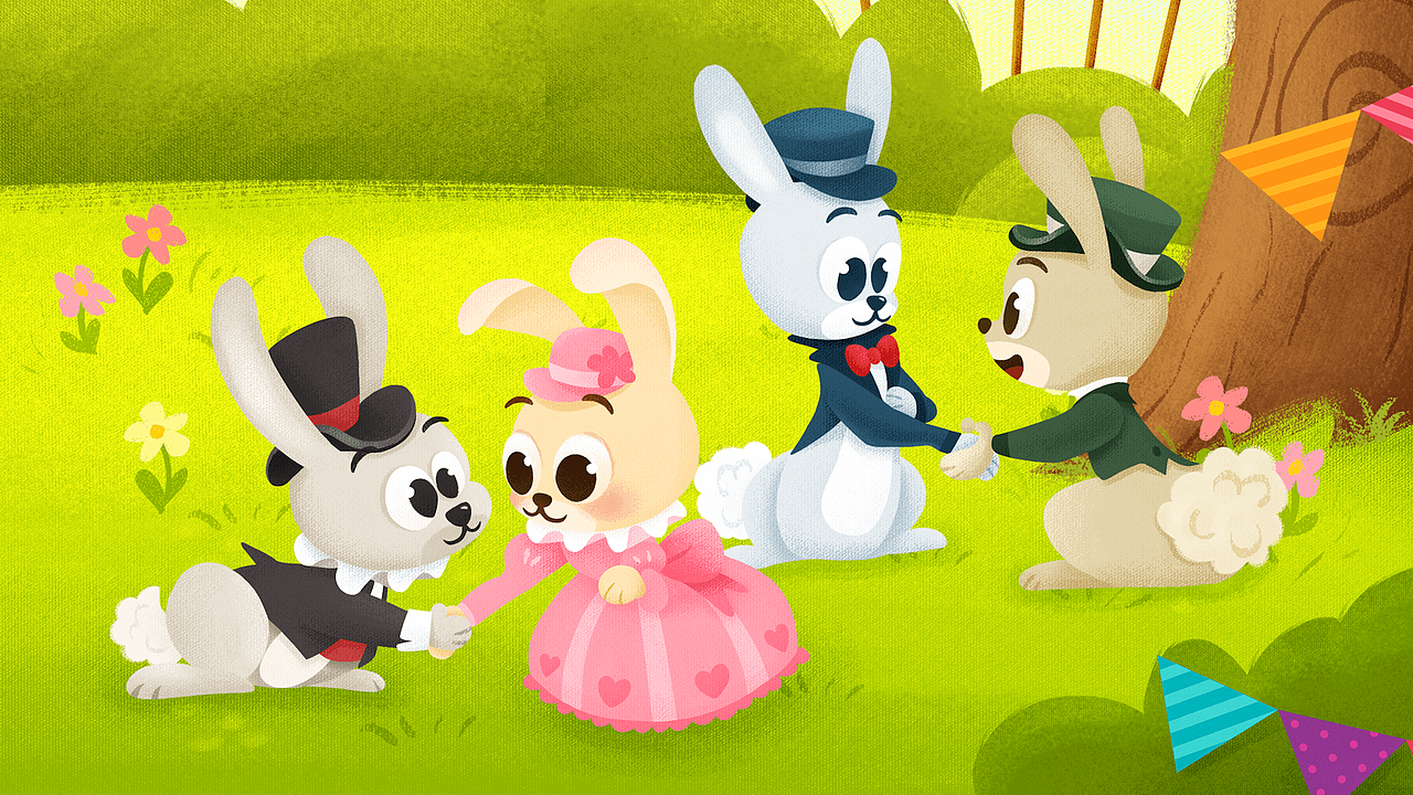 儿童英语绘本animalparty动物派对