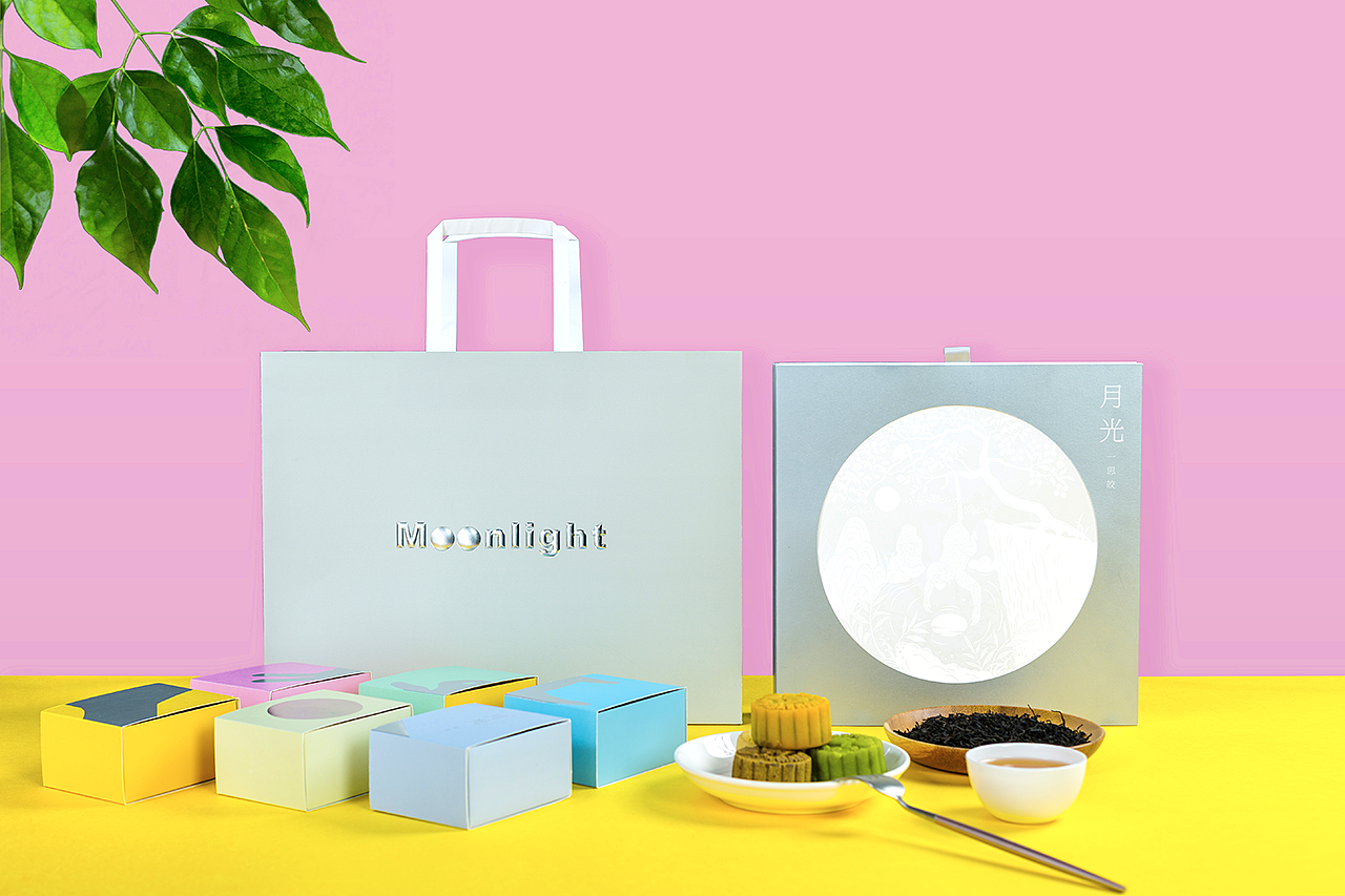 月光—企業(yè)定制版，一款夜里會(huì)自然亮起的月餅包裝。（圖ZODk4MzY0MjA=） - 包裝 - 站酷設(shè)計(jì)師花山水溪設(shè)計(jì)原創(chuàng)素材 - 站酷ZCOOL
