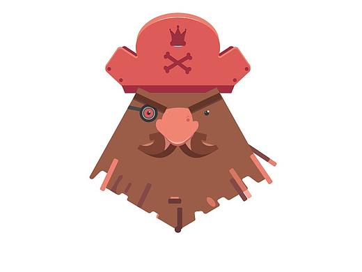 【临摹】（续）官服补子 --仙鹤 海马 犀牛