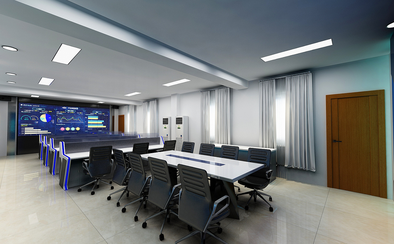 科技感会议室|三维|其他三维|bigggg - 原创作品 - 站酷 (zcool)