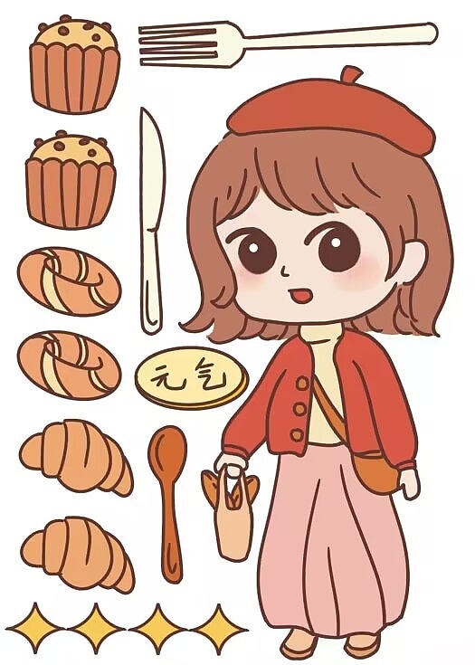 可可爱爱的胶带