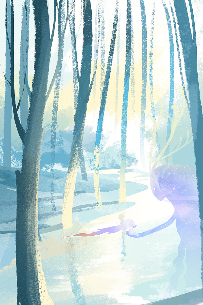 梦里我们都是个孩子 -晚安少年（图ZMjQ1NjMxMTAw） - 商业插画 - 站酷设计师大超box原创素材 - 站酷ZCOOL