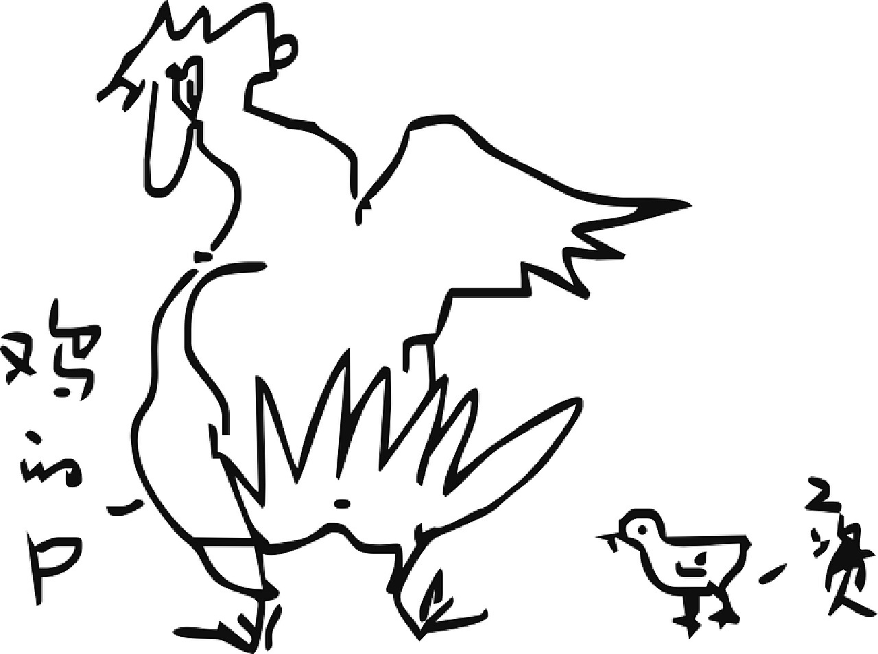 新的鸡年，驾鸡驰骋！_涂鸦random-站酷ZCOOL