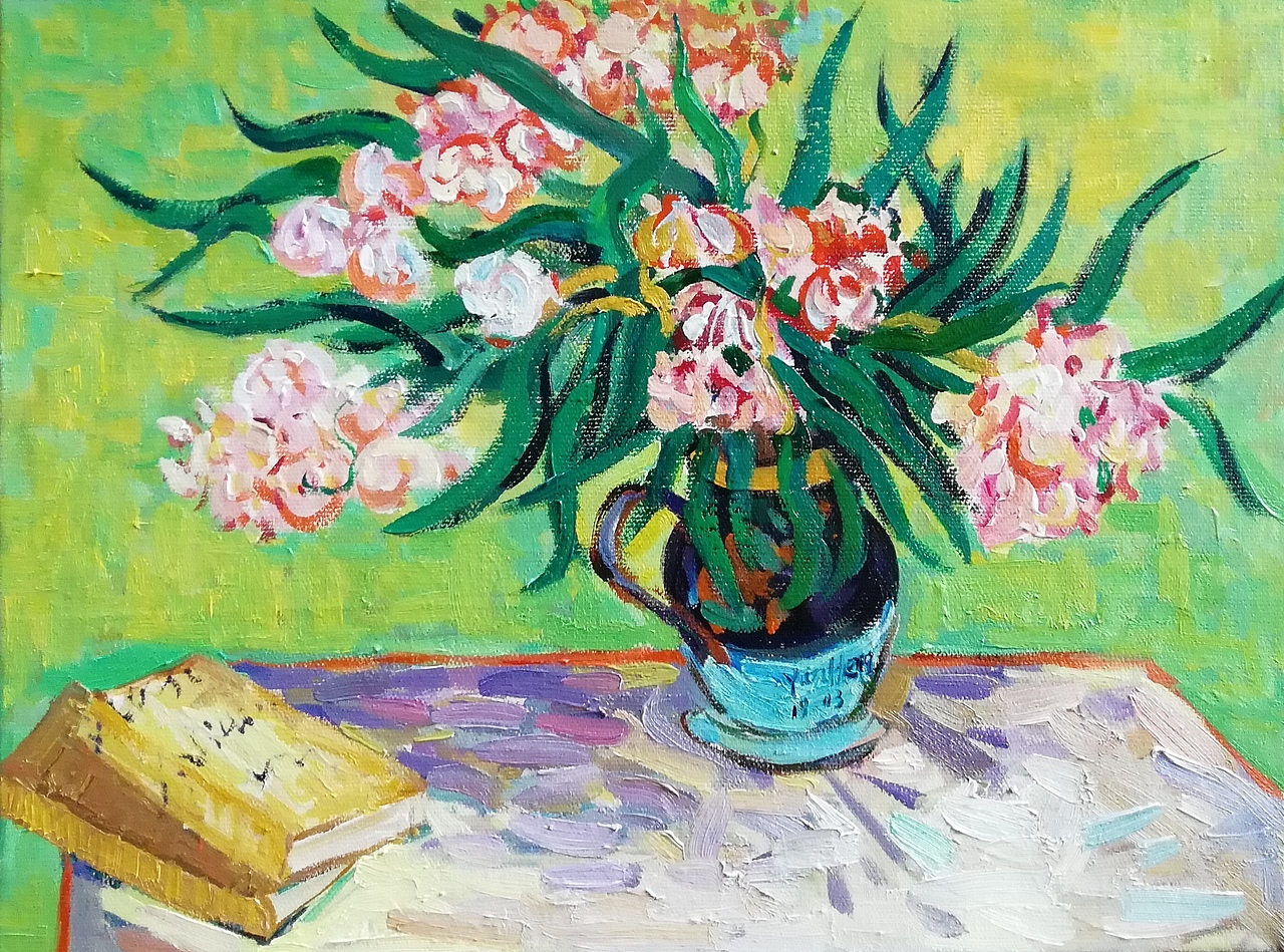 《夹竹桃》30*40cm