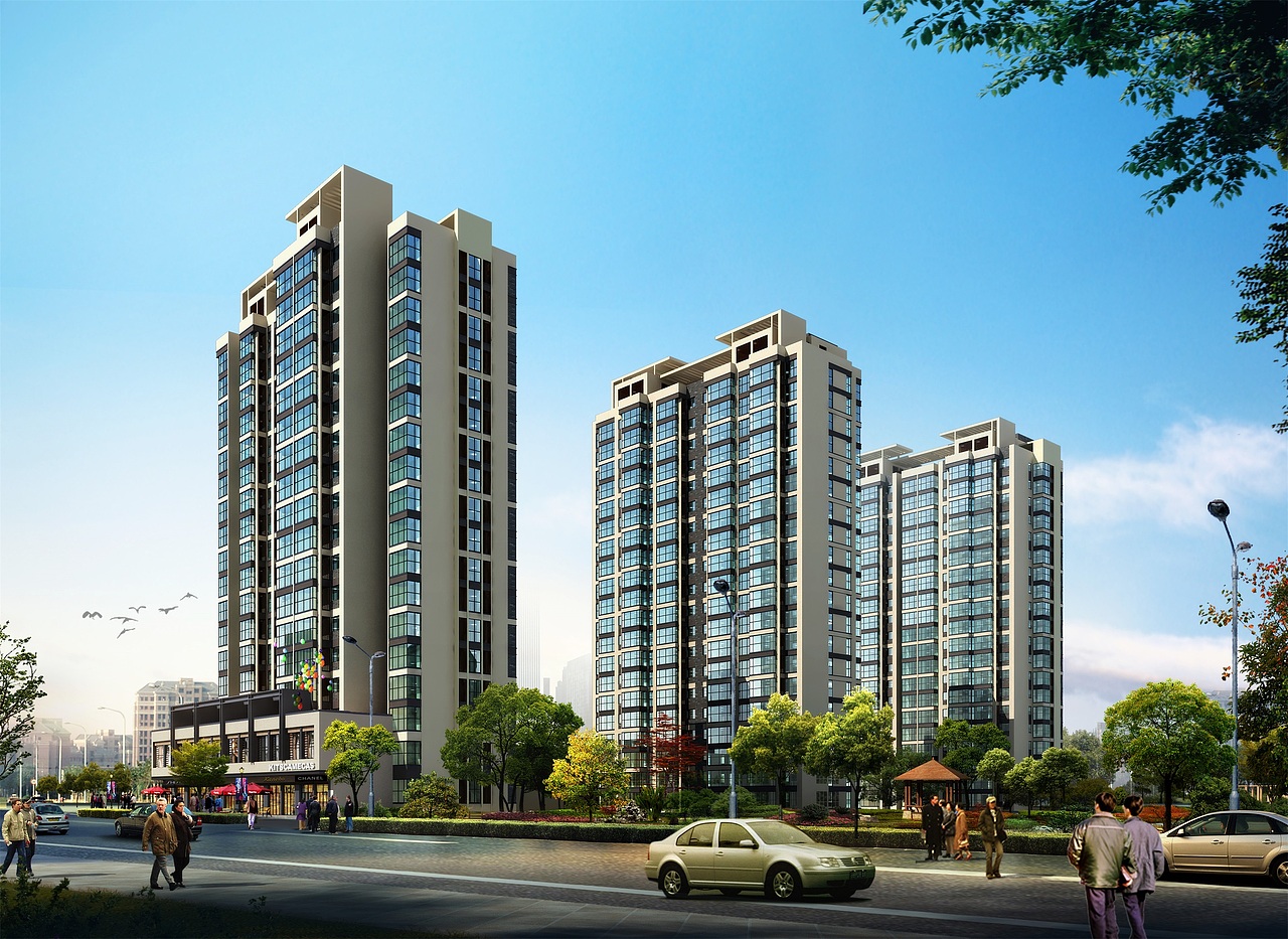 1992效果图,室外图