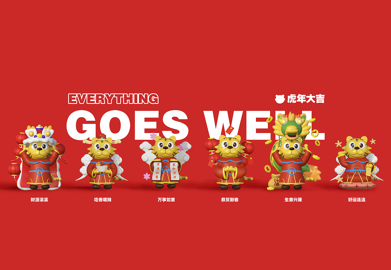 2022 虎年·吉祥物(品牌形象)IP设计