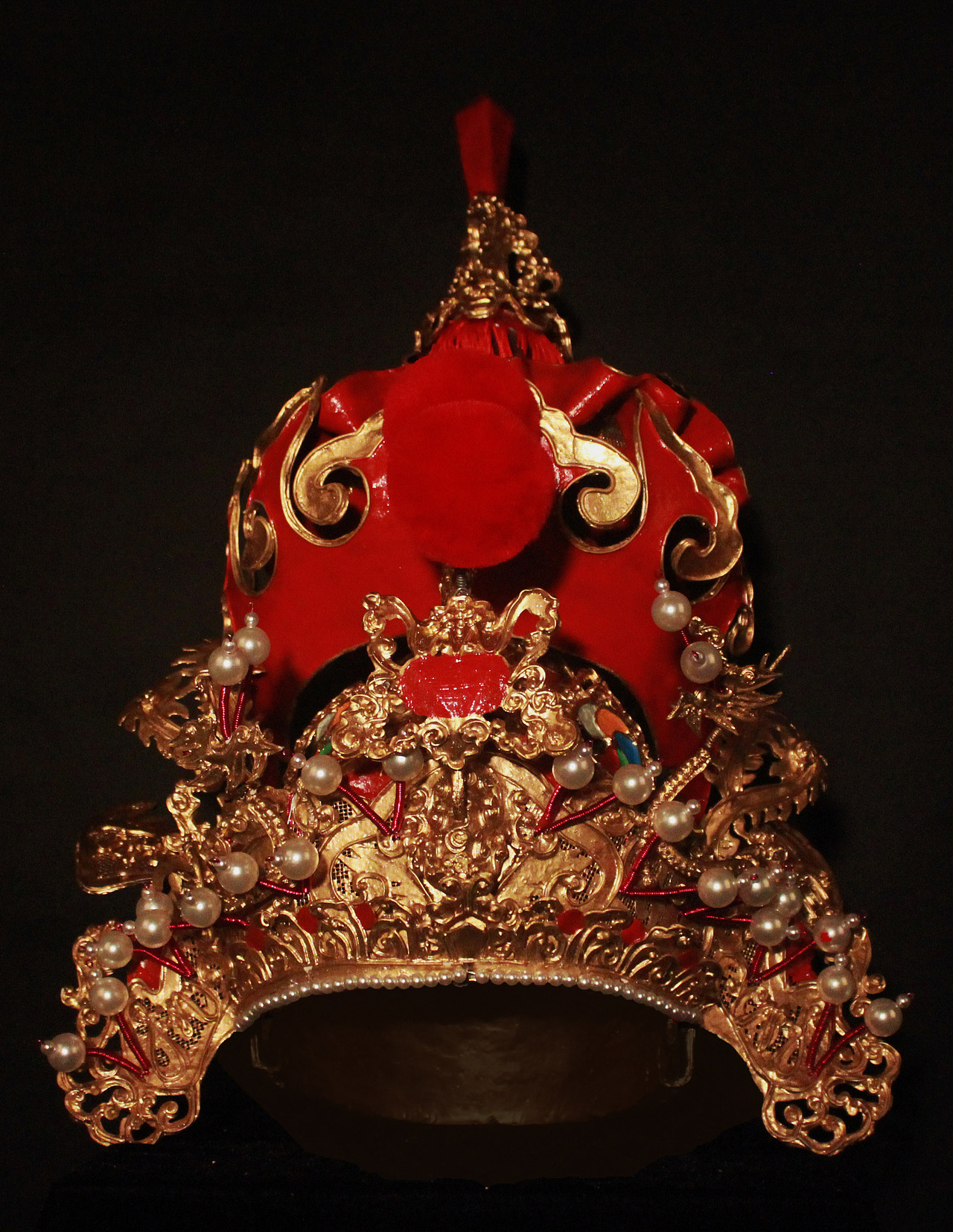 戏曲盔帽川剧传统硬帽