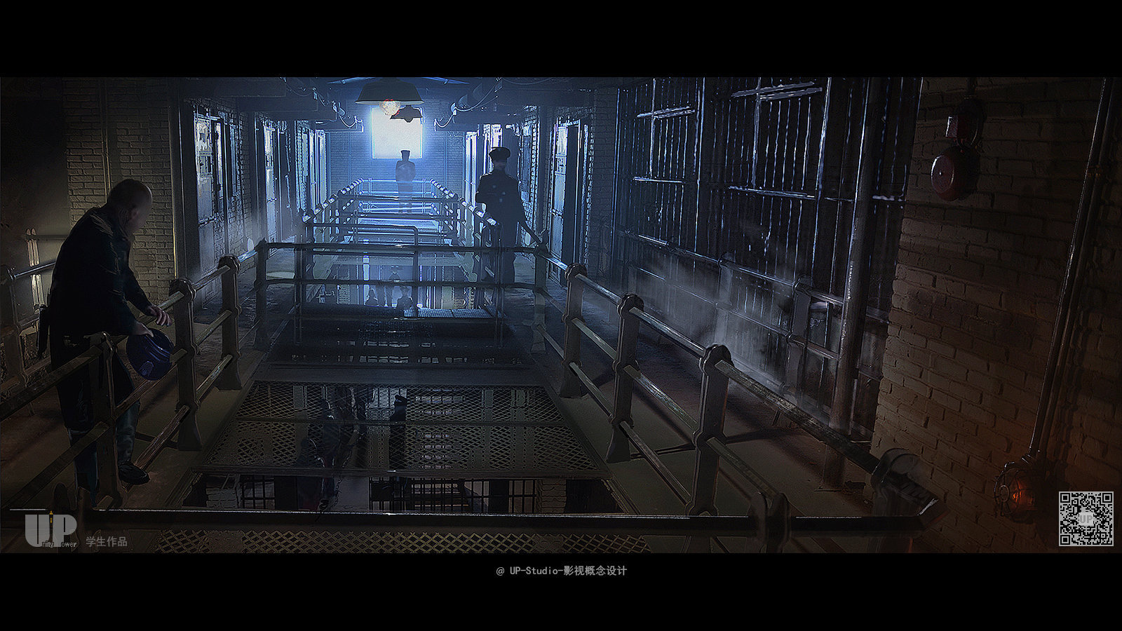 up studio 影视概念设计班民国戏题材学生气氛图作品