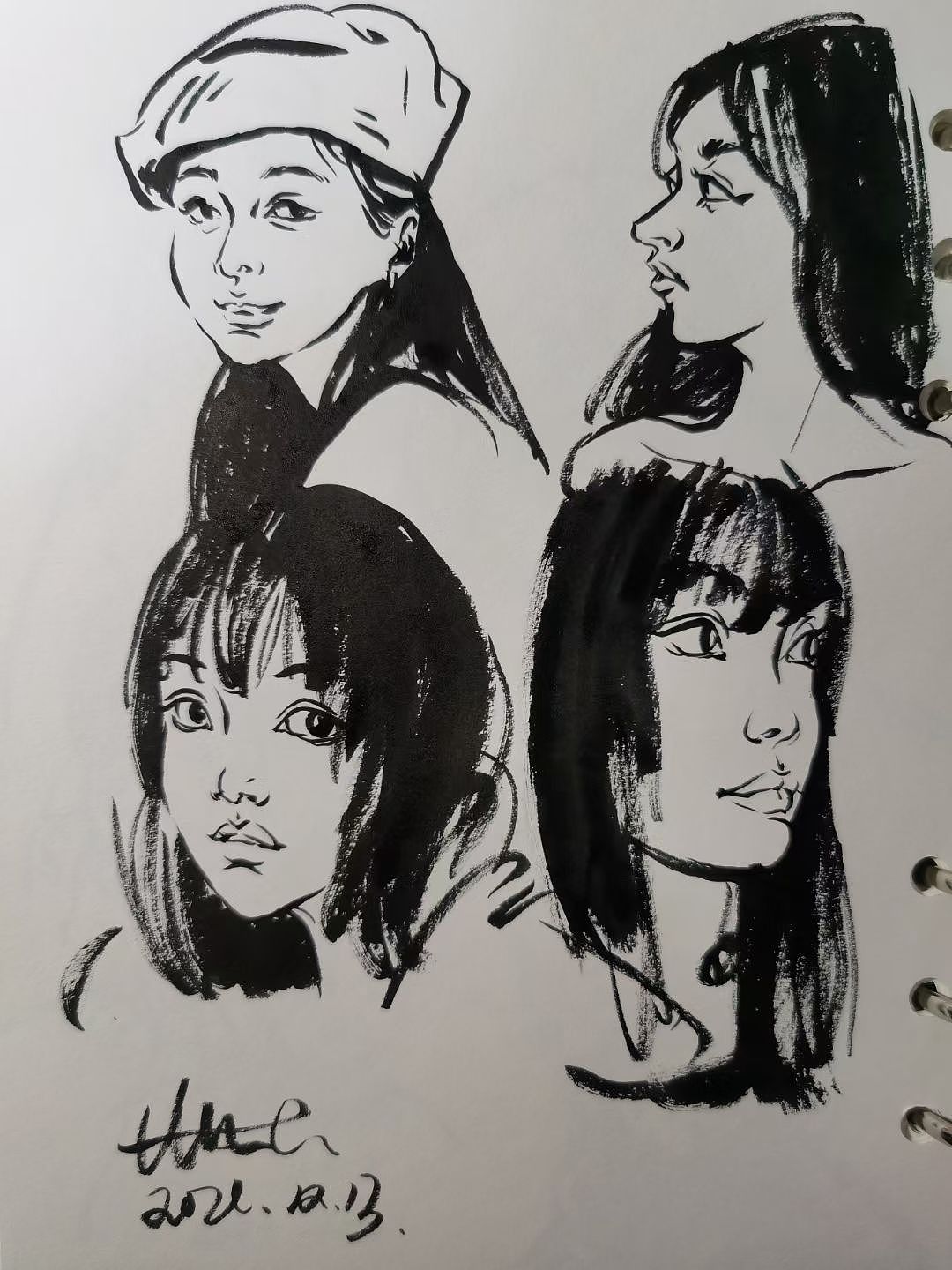 近日速写（图ZMjgxNDkwNjA0） - 绘画 - 站酷设计师张晓睿原创素材 - 站酷ZCOOL