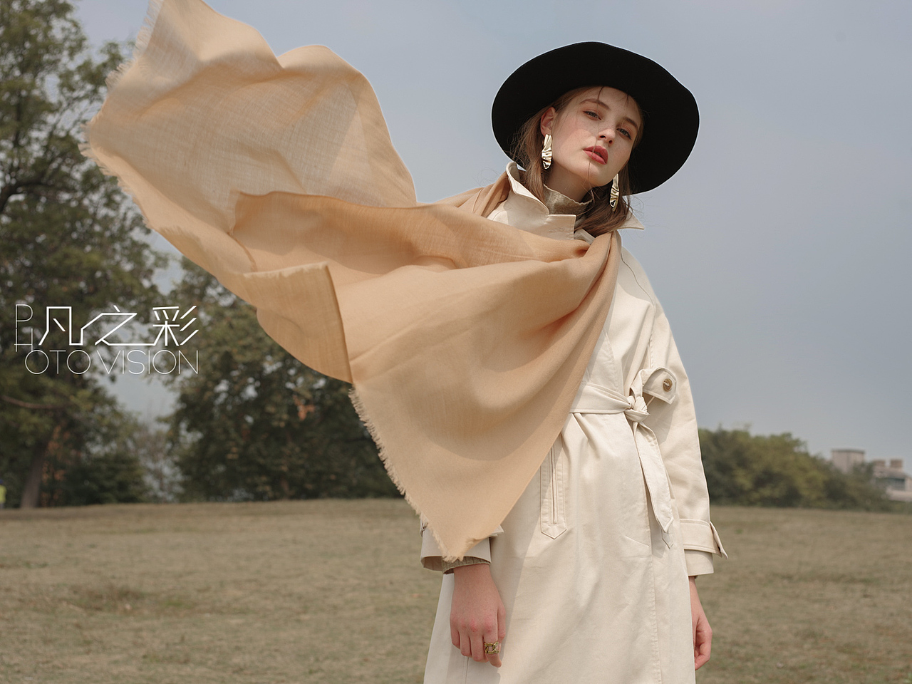 围巾大片拍摄@品牌围巾形象拍摄作品