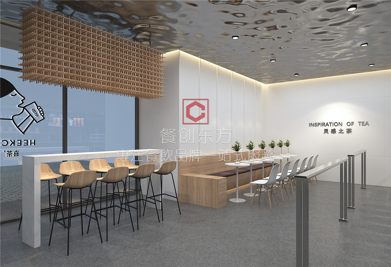 喜茶店面设计|空间|室内设计|餐创东方品牌策划 - 原创作品 - 站酷 (ZCOOL)