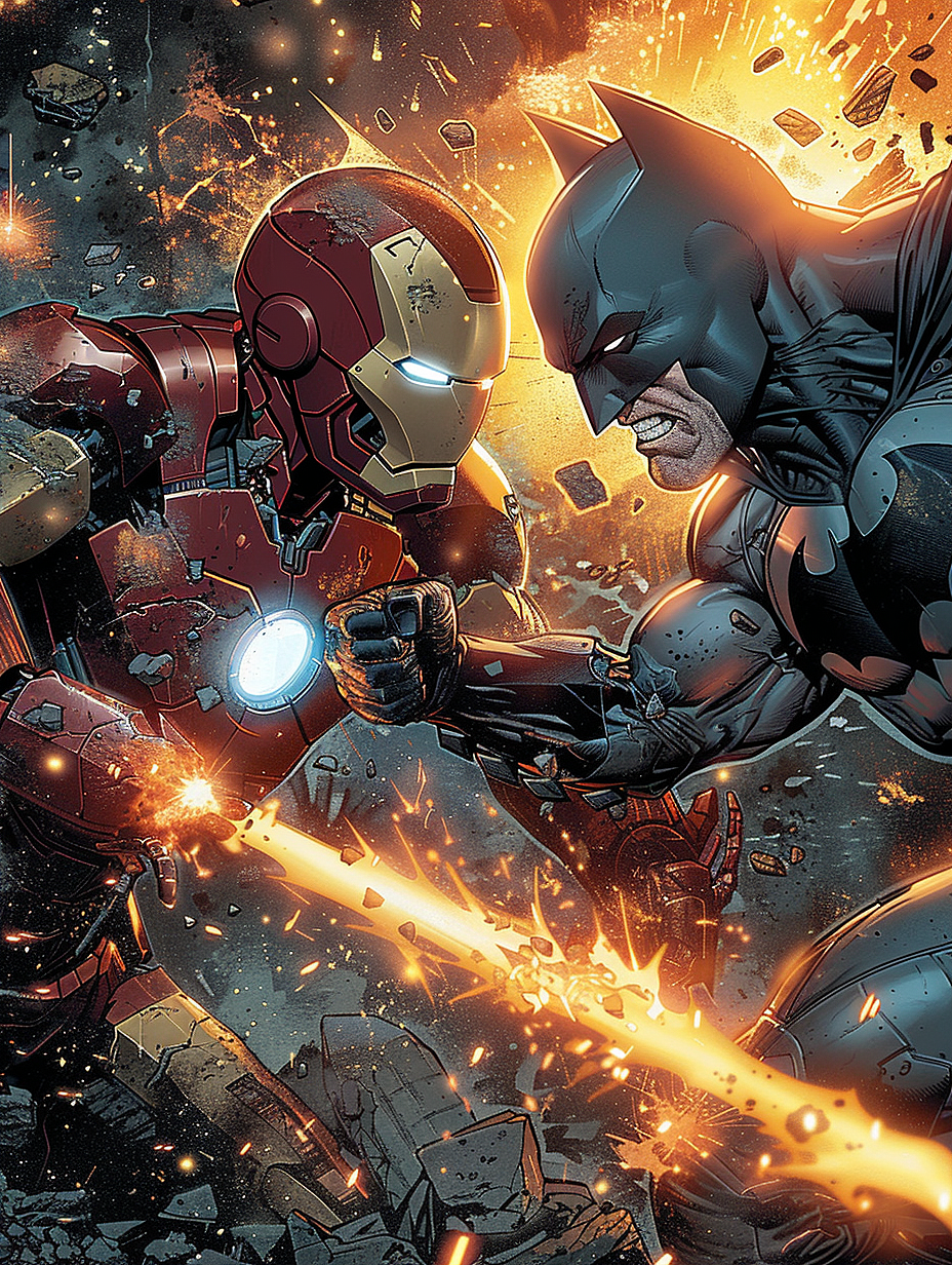 钢铁侠大战蝙蝠侠