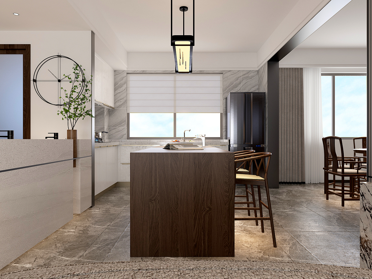 新中式（图ZMzE5ODM0MzQ0） - 家装设计 - 站酷设计师设计师小宋原创素材 - 站酷ZCOOL