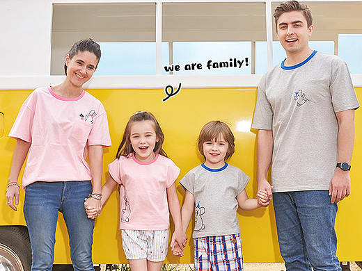 居家运动亲子服承接页