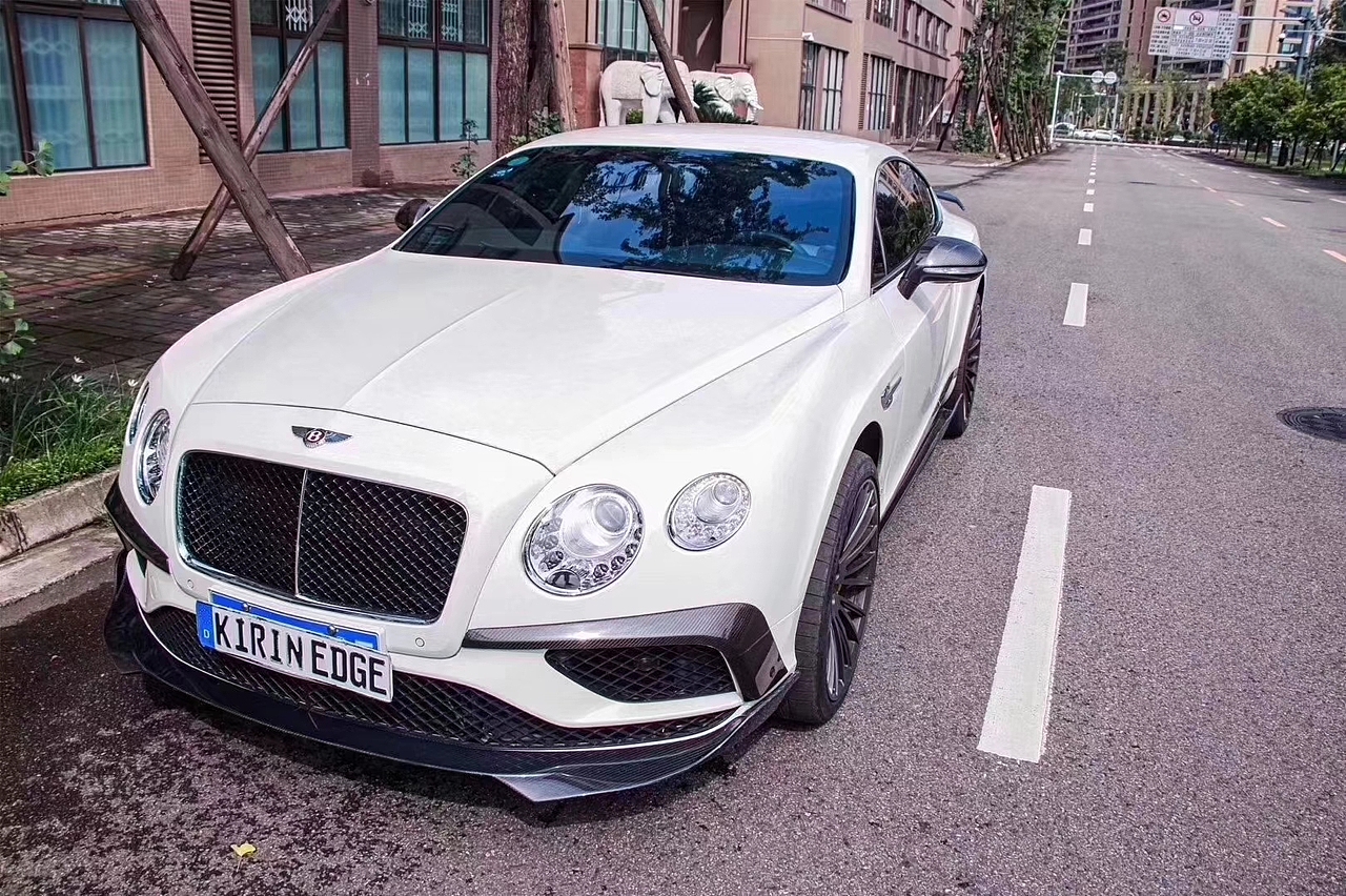 宾利欧陆gt改装startech包围前唇侧裙风刀带灯后唇尾翼