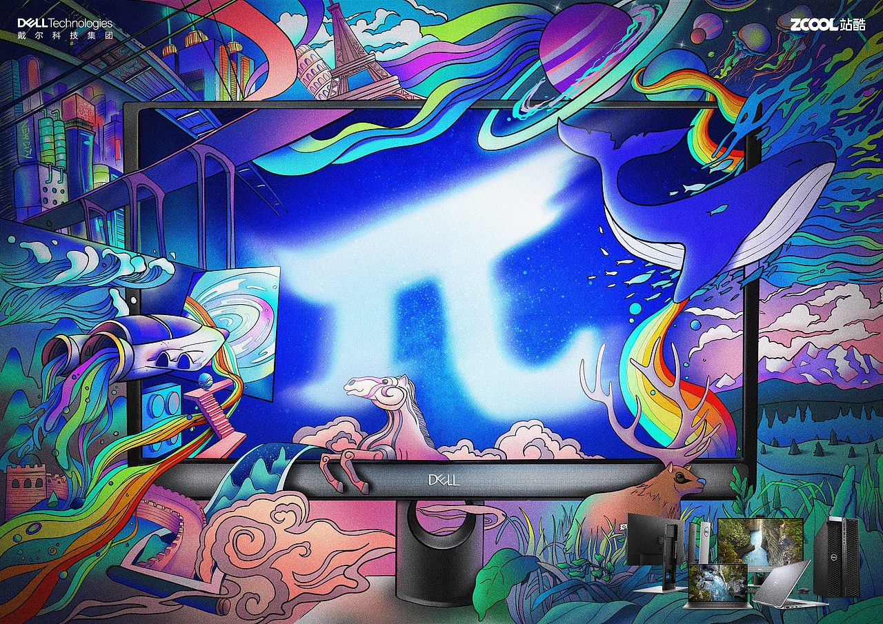 无界兀 ♾️无界亦无止（图ZMjM0MTY4MTAw） - 商业插画 - 站酷设计师白鸽巡游记原创素材 - 站酷ZCOOL