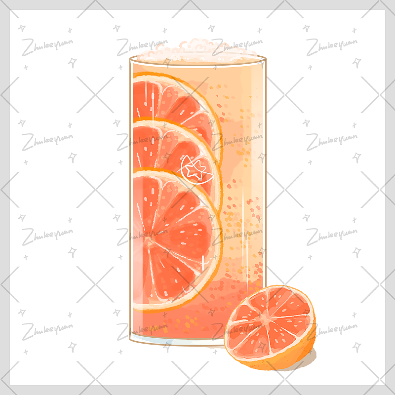 奶茶饮品插画案例分享（图ZMjg4MTgxNTk2） - 商业插画 - 站酷设计师ZHULEEYUAN原创素材 - 站酷ZCOOL