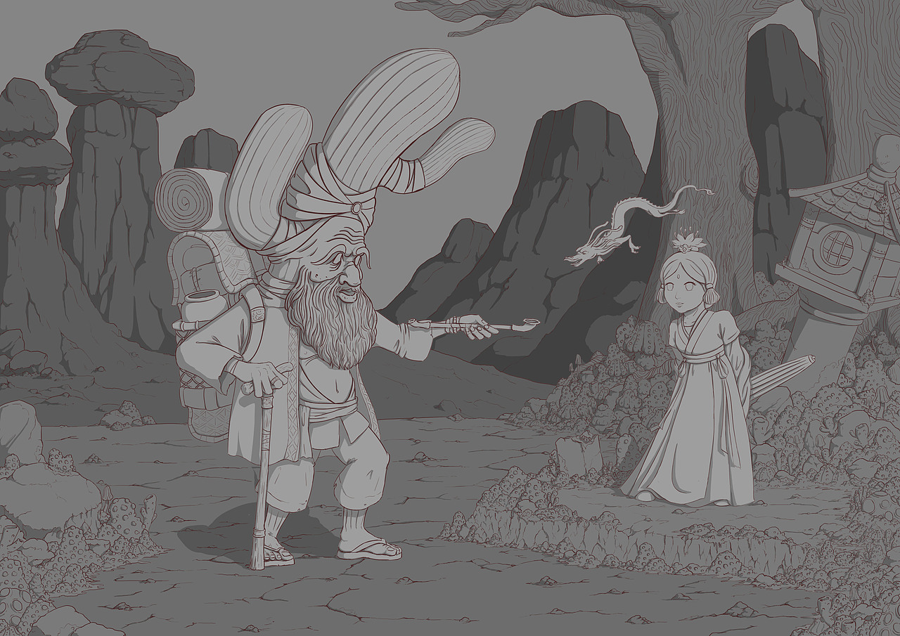 相遇（图ZMjI0ODU2NTEy） - 商业插画 - 站酷设计师Moon世奇原创素材 - 站酷ZCOOL