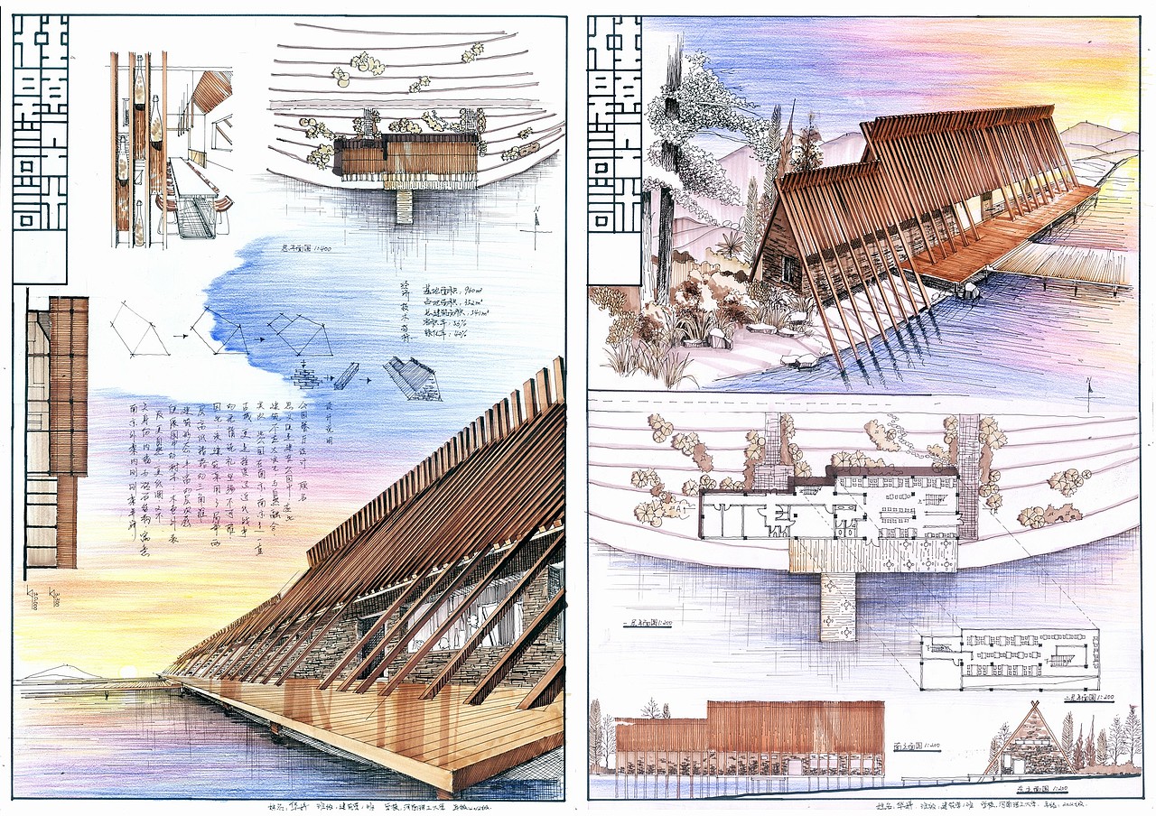 建筑设计快题,