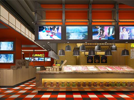 连锁烧烤店设计哪家好|烧烤店平面图|烧烤店装修效果