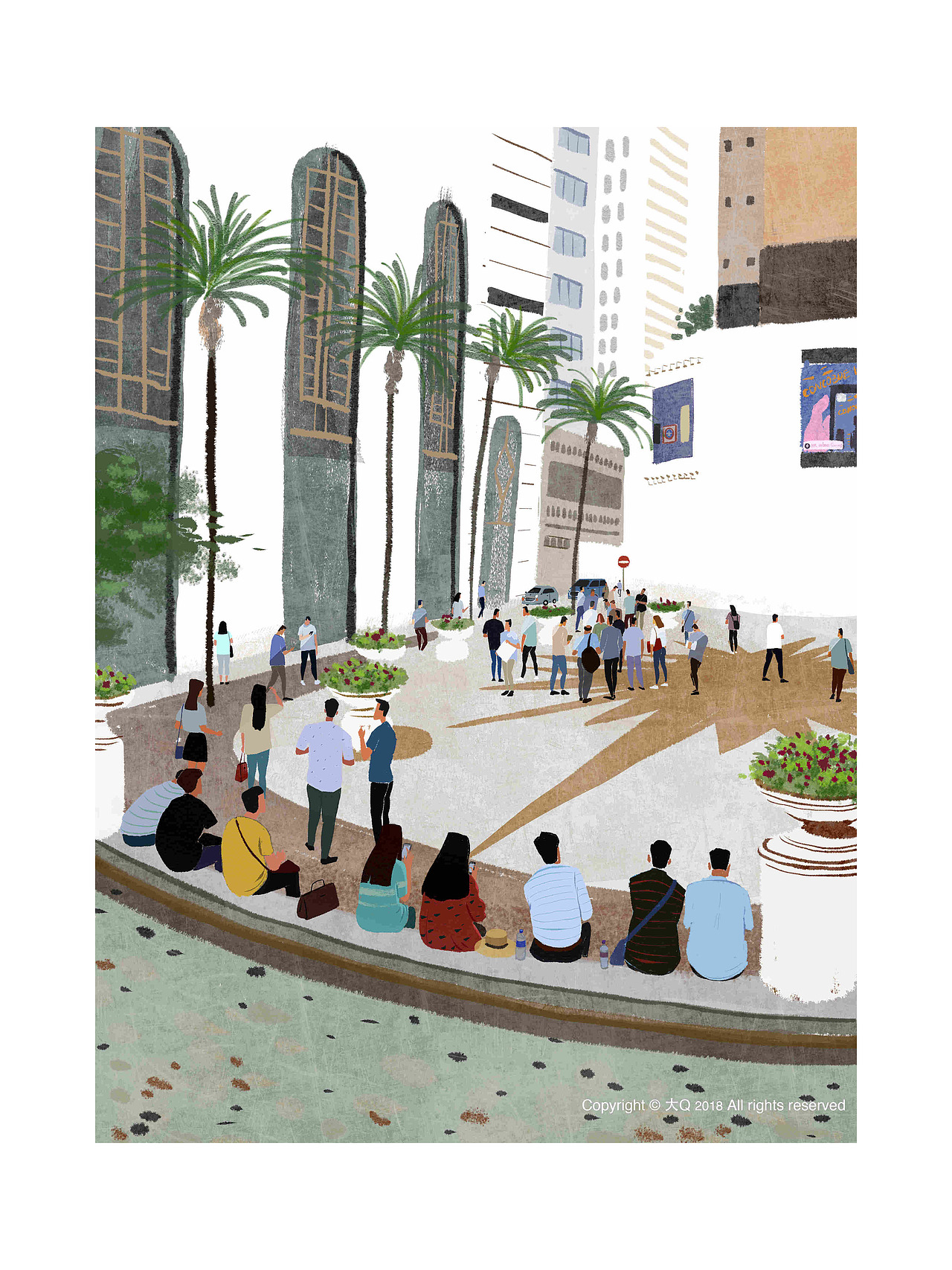 2018大Q插画总结