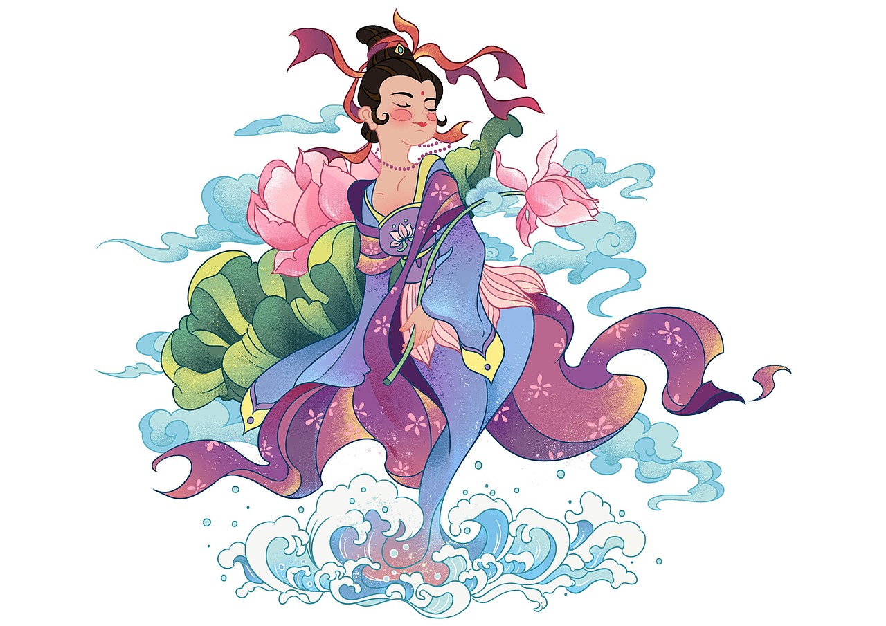 八仙过海（图ZMTk1MzIyNTM2） - 商业插画 - 站酷设计师雁十四原创素材 - 站酷ZCOOL
