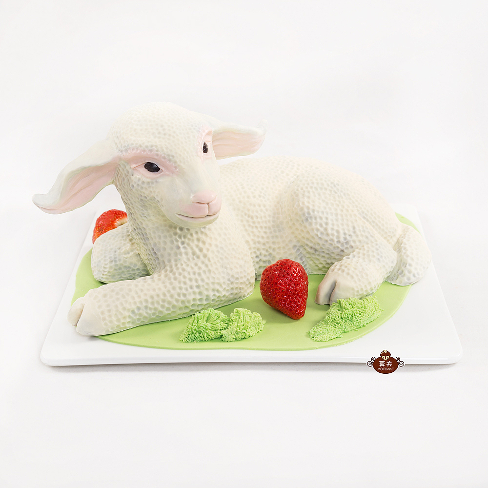 莫夫的巧克力雕刻蛋糕