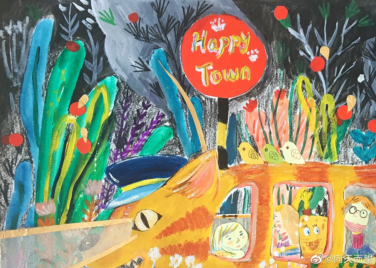 生活的幸福（图ZMTc1NjQ4ODgw） - 儿童插画 - 站酷设计师花飞鱼原创素材 - 站酷ZCOOL