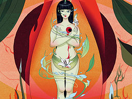 【系列插画    女孩——成长】