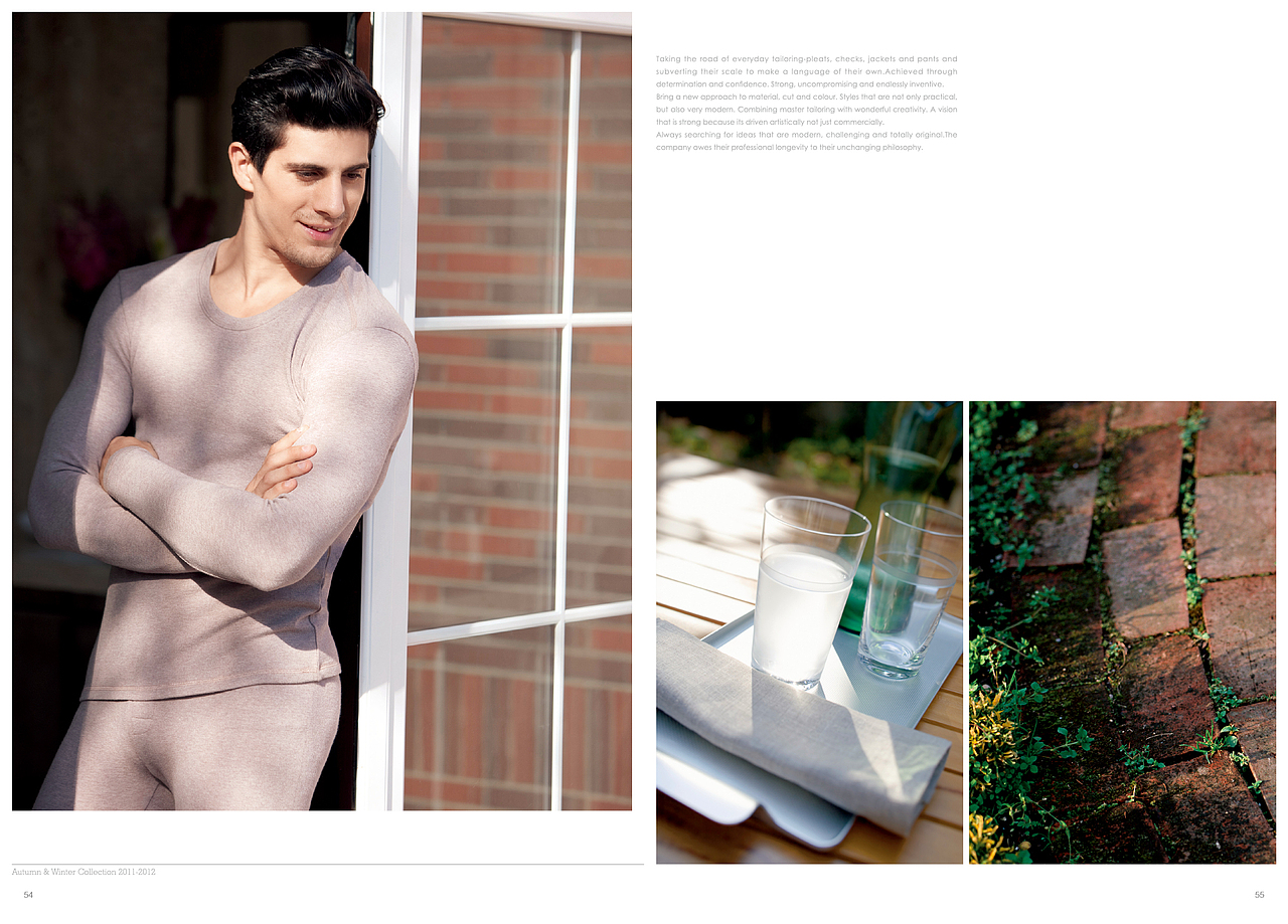 报喜鸟男士内衣商业摄影大片