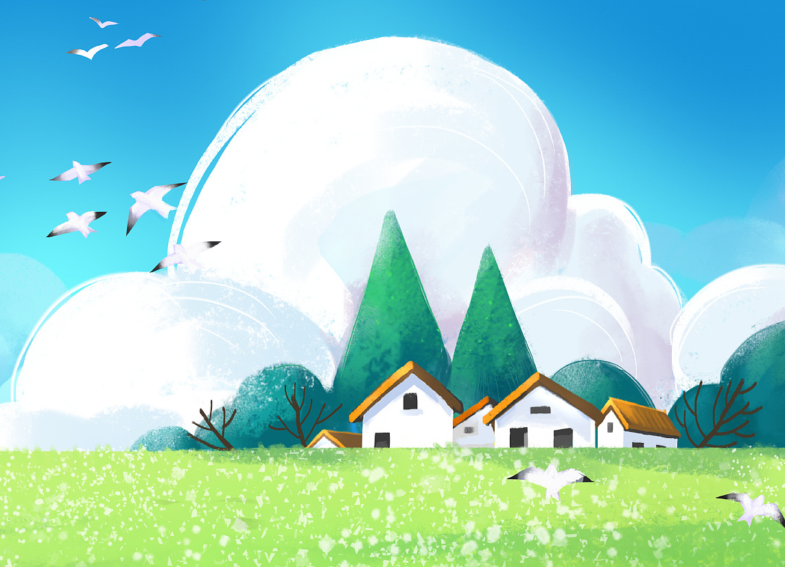 晴天|插画|商业插画|娃娃窝 - 原创作品 - 站酷 (zcool)