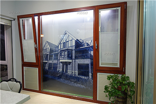 锐谷手动上升式日夜蜂巢帘中空玻璃