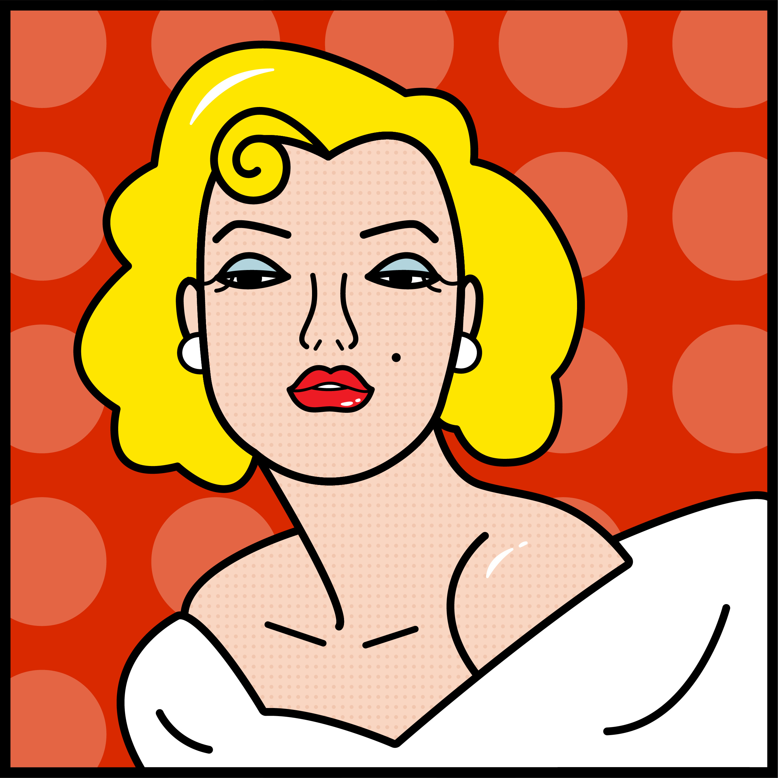 梦露|平面|图案|小海鸥喵喵喵 - 原创作品 - 站酷 (zcool)