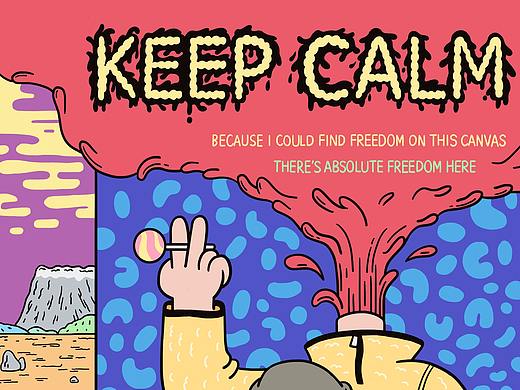 保持冷静（个人主页-ZMzU3NjgwMDA=） - 艺术插画 - 站酷设计师_zoo_原创素材 - 站酷ZCOOL