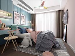 儿童房风格效果图案例表现