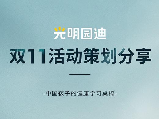 <<光明园迪>>双十一活动视觉策划与设计