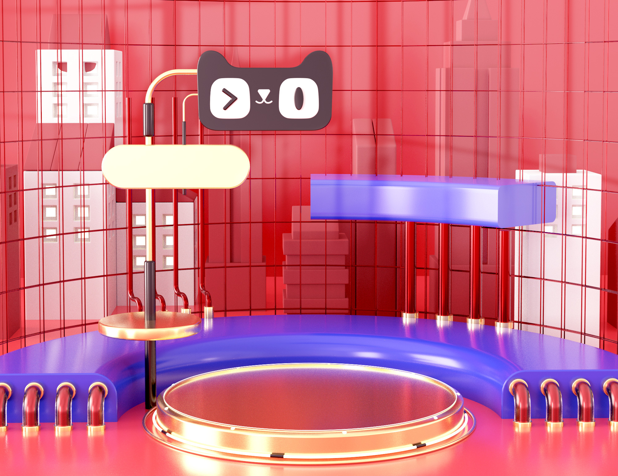 c4d电商活动banner场景