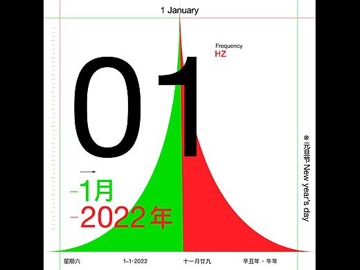 频率_2022年日历设计