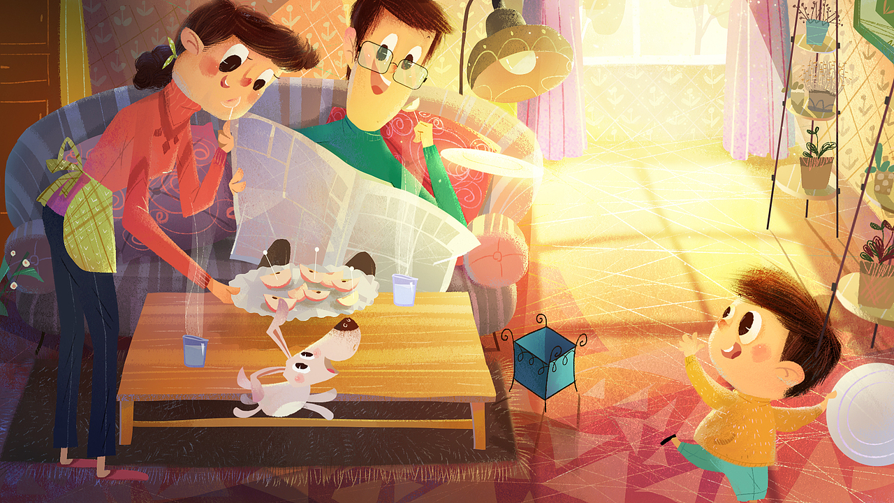 小乖（图ZOTMyNDQ2NTI=） - 儿童插画 - 站酷设计师一flower原创素材 - 站酷ZCOOL