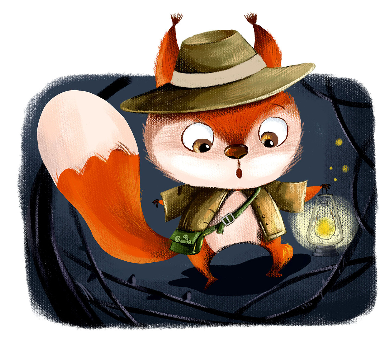 小松鼠|插画|商业插画|奇诺1989 - 原创作品 - 站酷 (zcool)