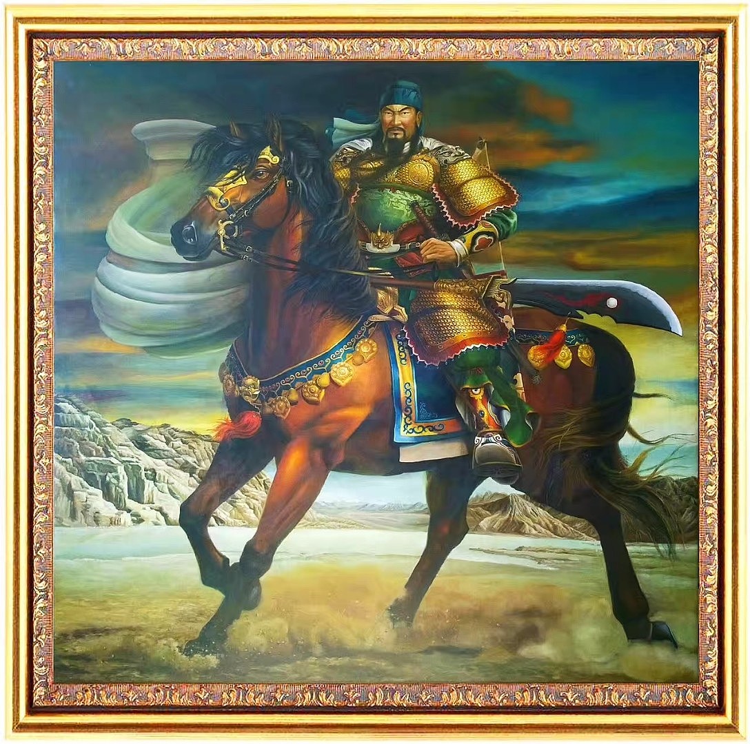 油画《关公》系列