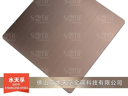 厂家供应仿古铜色不锈钢彩色板 蚀刻拉丝镜面磨砂钛板