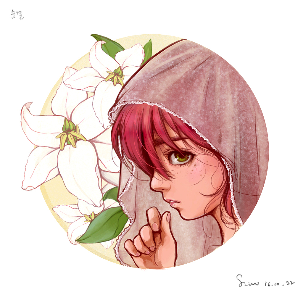 少女插画（图ZNjE2Mjk4MzY=） - 创作习作 - 站酷设计师木内原创素材 - 站酷ZCOOL