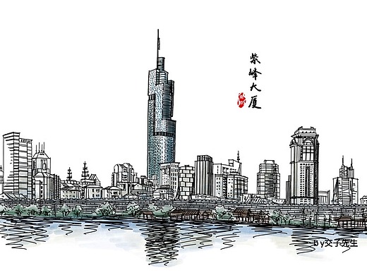 网红南京 | 紫峰大厦插画-商业插画3101122天前网红南京 | 栖霞寺插画