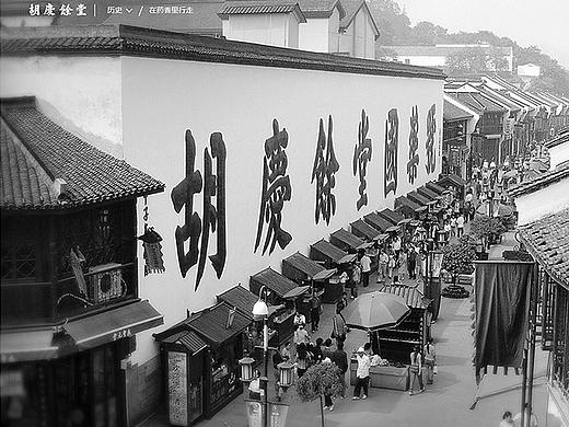 胡庆余堂古风排版品牌页首页